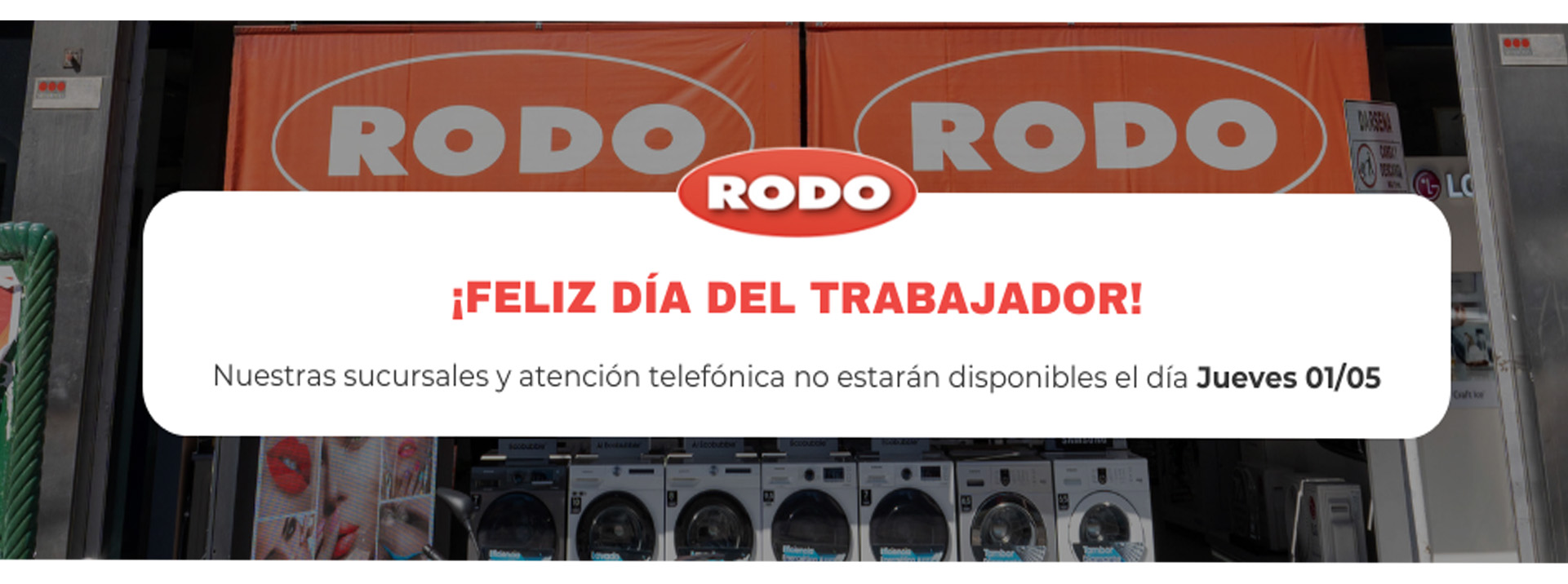 Feriado Rodo cerrado