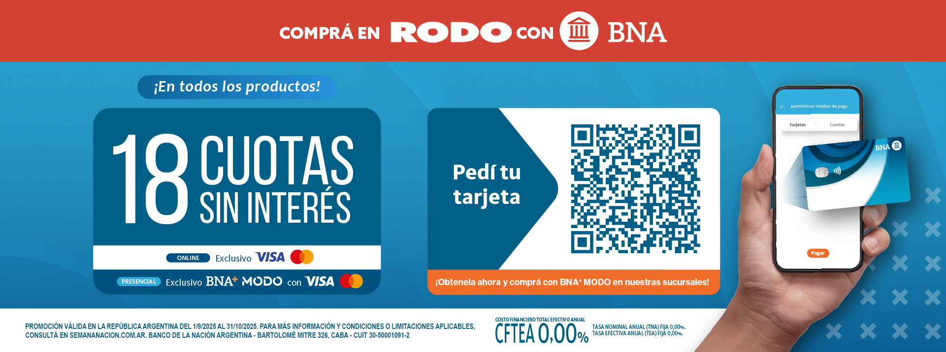 PROMOCIÓN BANCO NACIÓN - HASTA 18 CUOTAS SIN INTERÉS