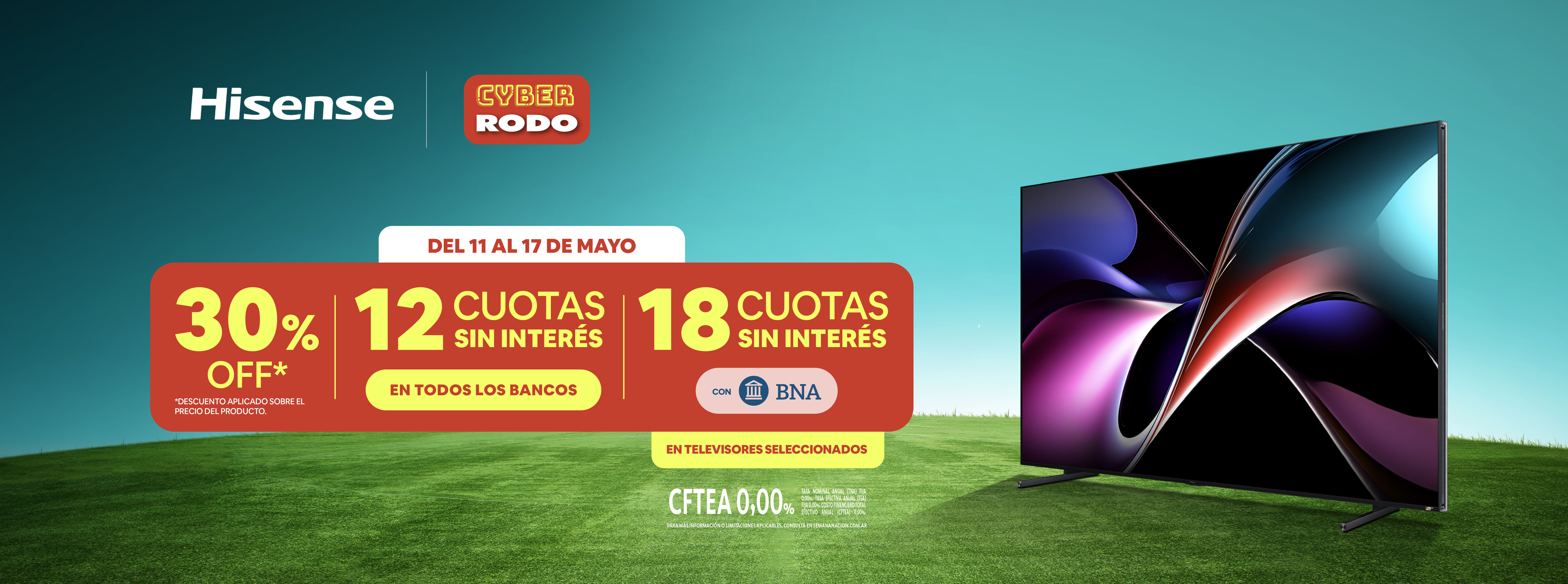 OFERTAS HISENSE EN CYBER RODO