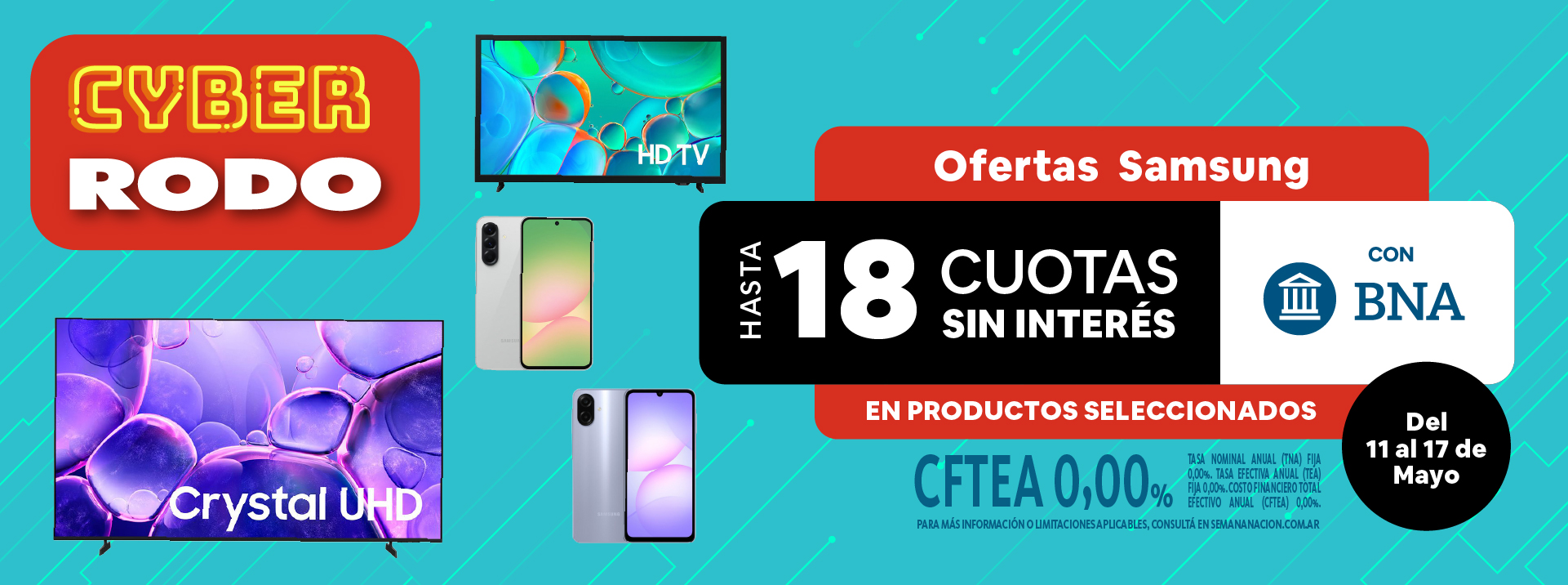 OFERTAS SAMSUNG EN CYBER RODO