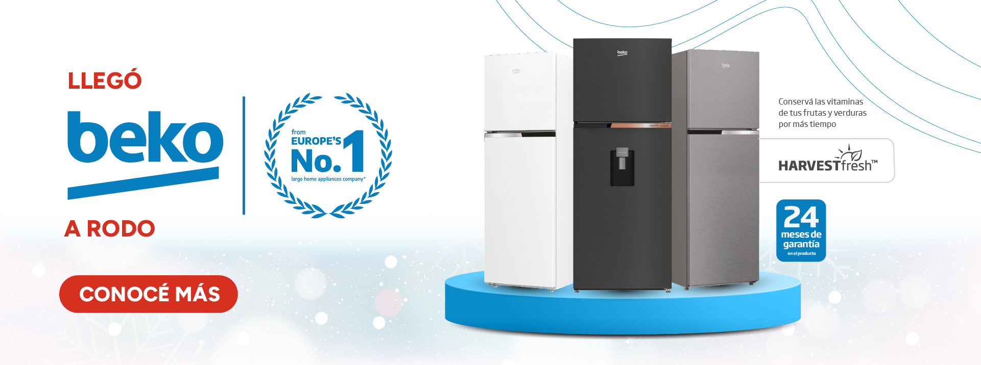 Llegó Beko a Argentina y a Rodo. Conocé todo lo que la marca número uno de Europa tiene para ofrecer