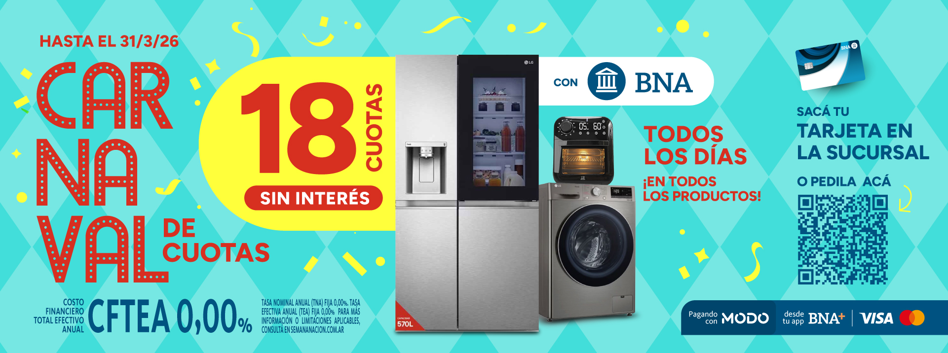 PROMOCIÓN BANCO NACIÓN - HASTA 18 CUOTAS SIN INTERÉS