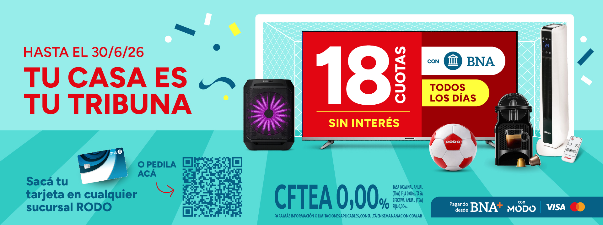 24 cuotas sin interés con Banco Nación 