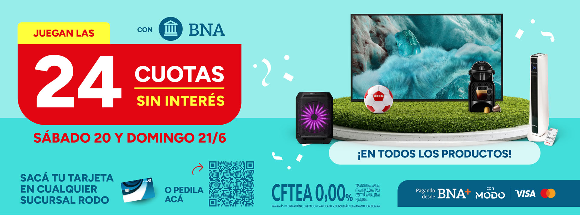 24 cuotas sin interés con Banco Nación 