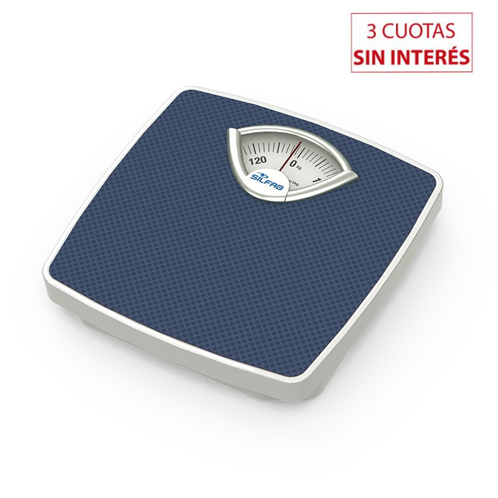 Balanza Mecánica Silfab Antislip BM100 Azul