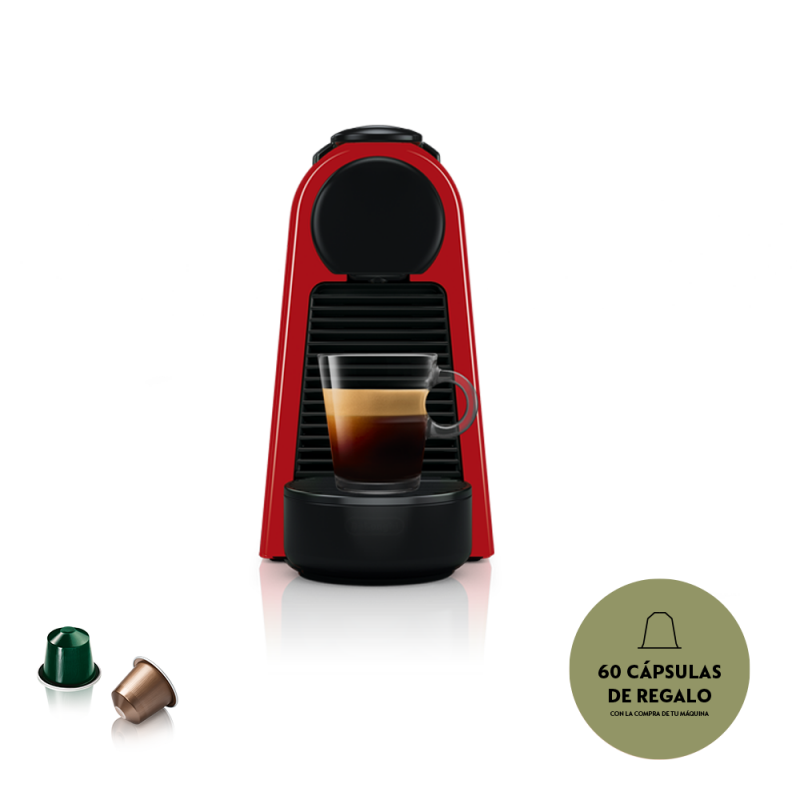 Cafetera Nespresso Essenza D30-AR-RE-NE2 Mini Red