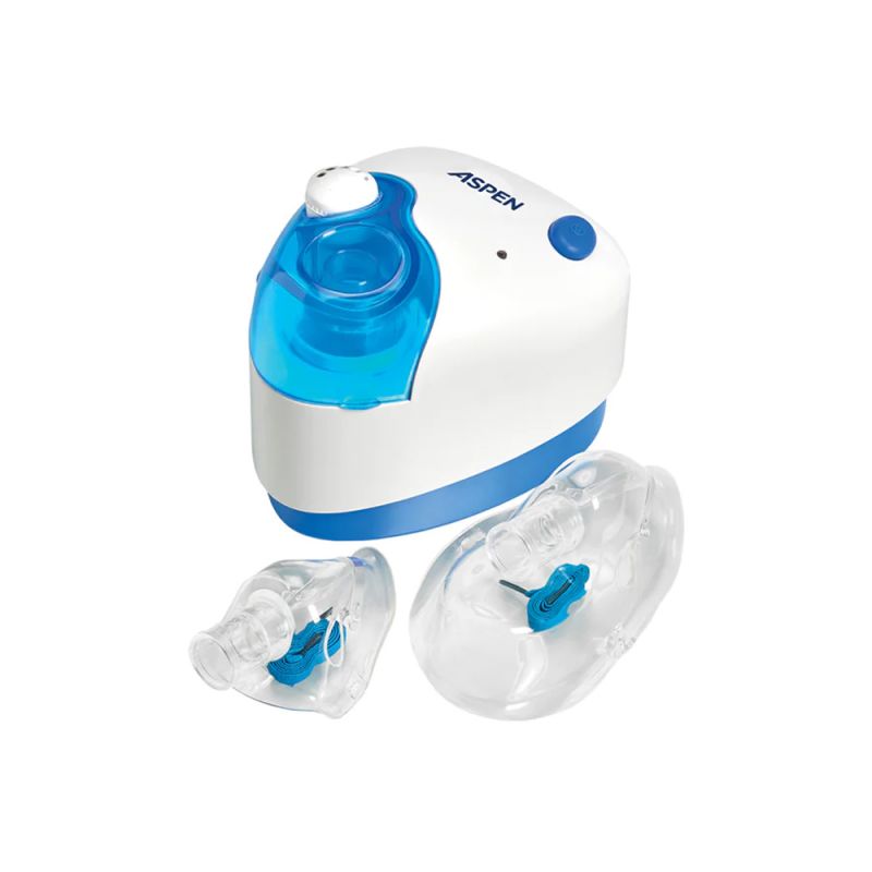 Nebulizador ultrasonico Aspen Lite NU320 Blanco con Azul