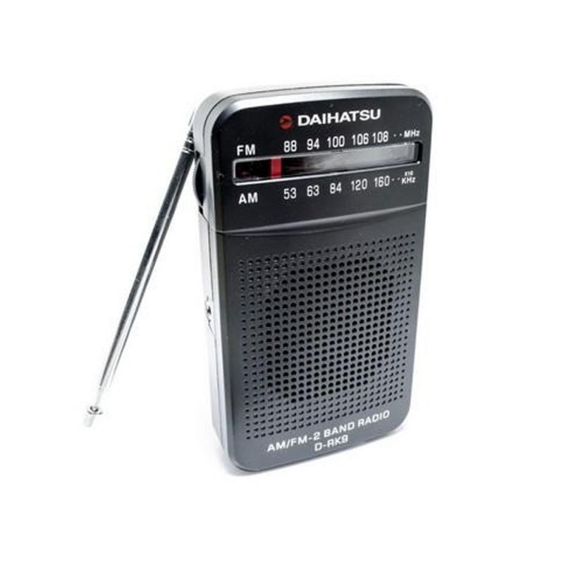 Radio Portátil Pocket Daihatsu DRK9 AM/FM Gris
