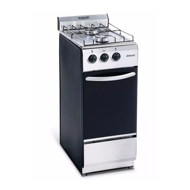 Martiri Cocina 35cm Kitchenette 2H+Horno Gas Natural Inox