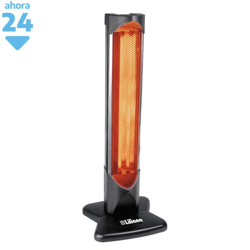 Calefactor Infrarrojo Vertical Liliana CV026 Negro