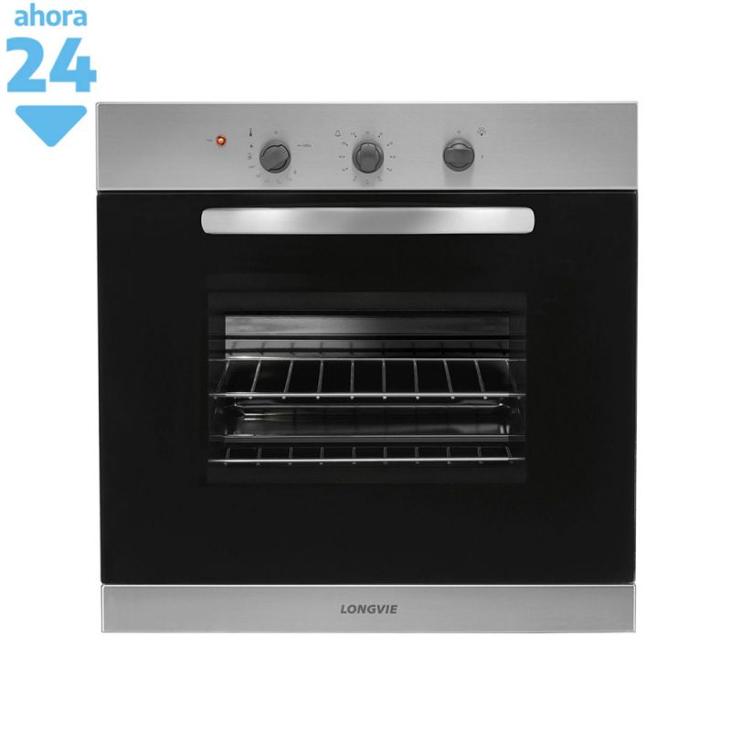 Horno de Empotrar a Gas 60CM Longvie H1500X/XF Inox