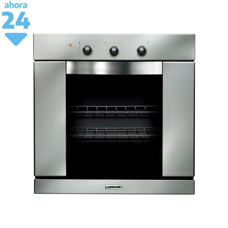 Horno de Empotrar a Gas 60CM Longvie H1900X/XF Inox