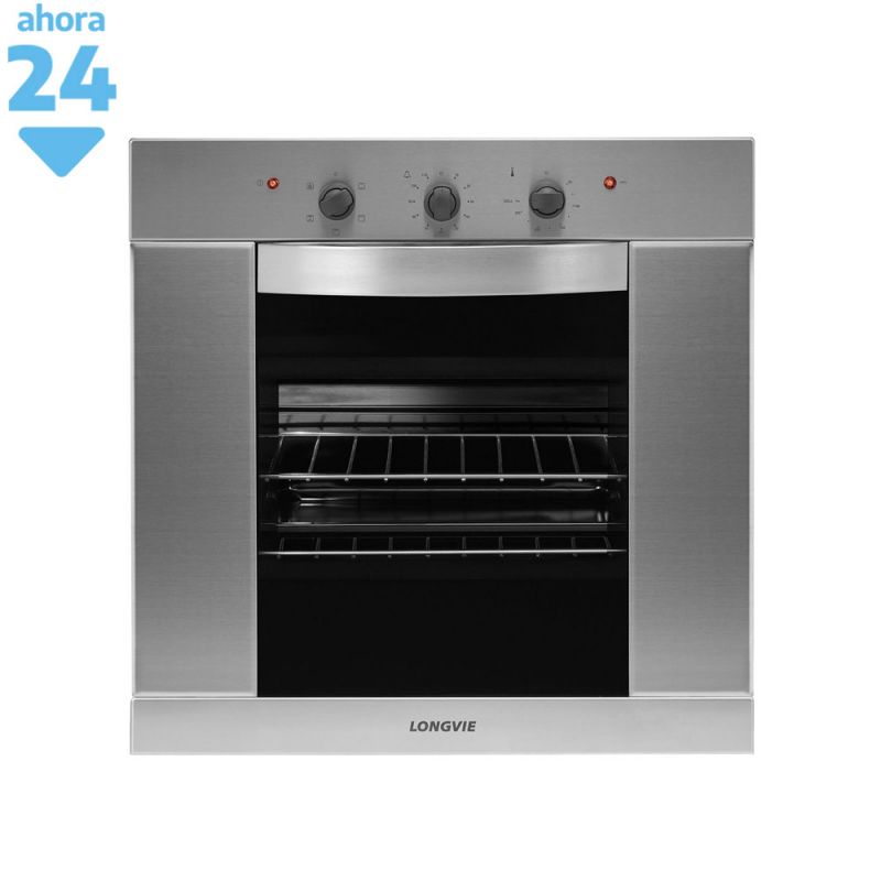 Horno de Empotrar Eléctrico 60CM Longvie HE1900X/XF Inox