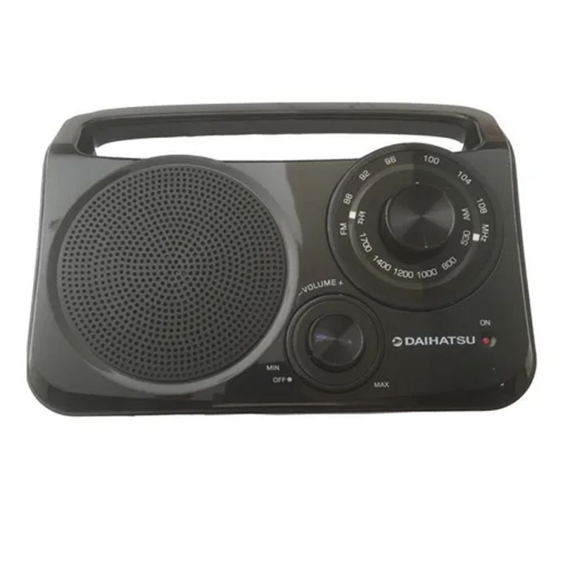 Radio Portátil Dual Daihatsu D-RP400 AM/FM Negro