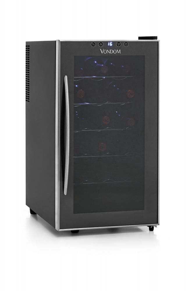 Cava de vino 18 Botellas Vondom Acero 18ST Negro