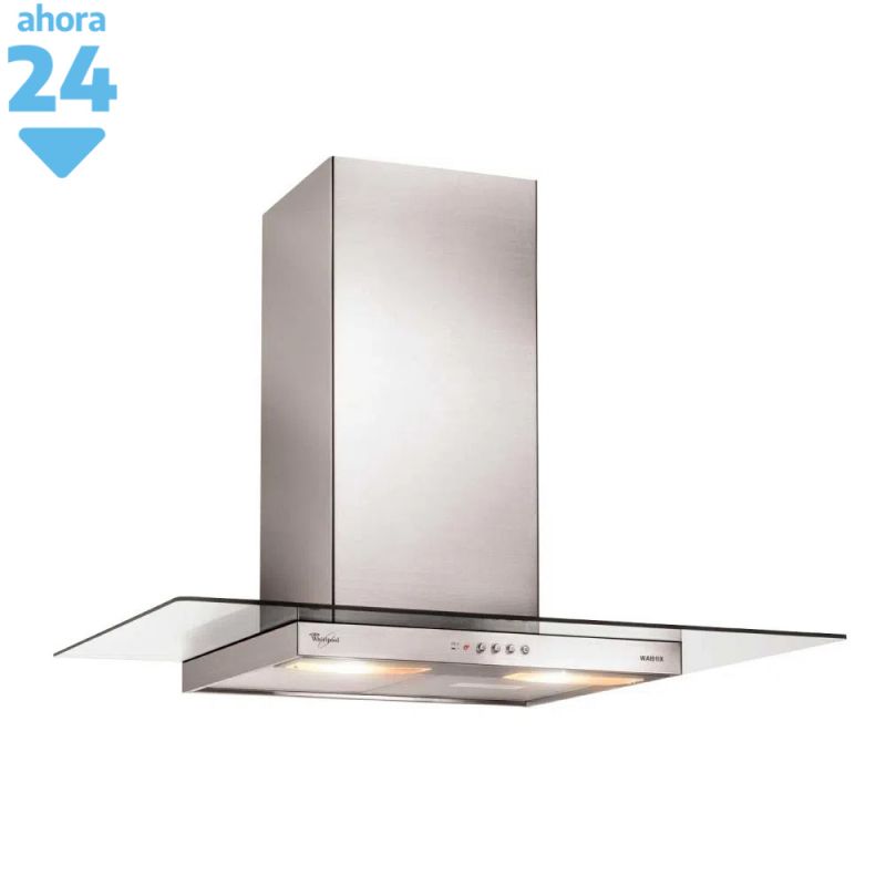 Whirlpool Campana 60CM WAI63AR Vidrio Inox