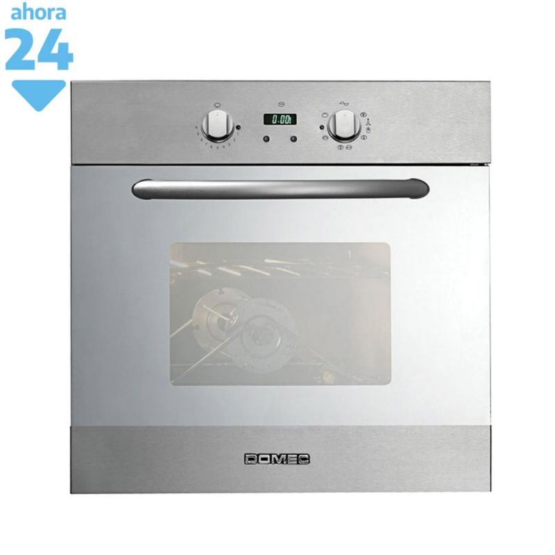 Horno de Empotrar a Gas 60CM Domec HXRTS18 Inox