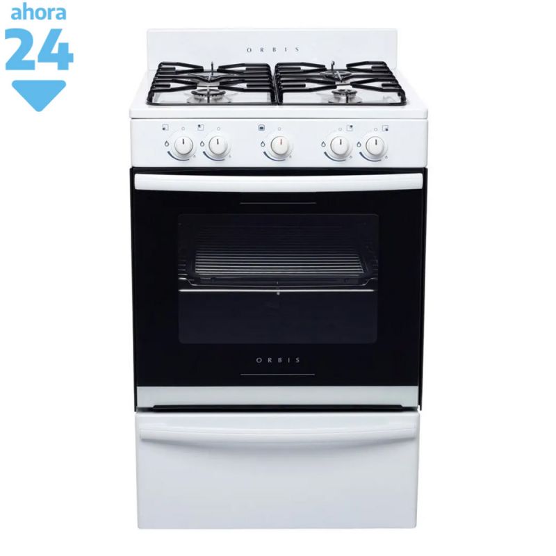 Cocina a Gas 50CM 4H Orbis 538BC2 Blanca