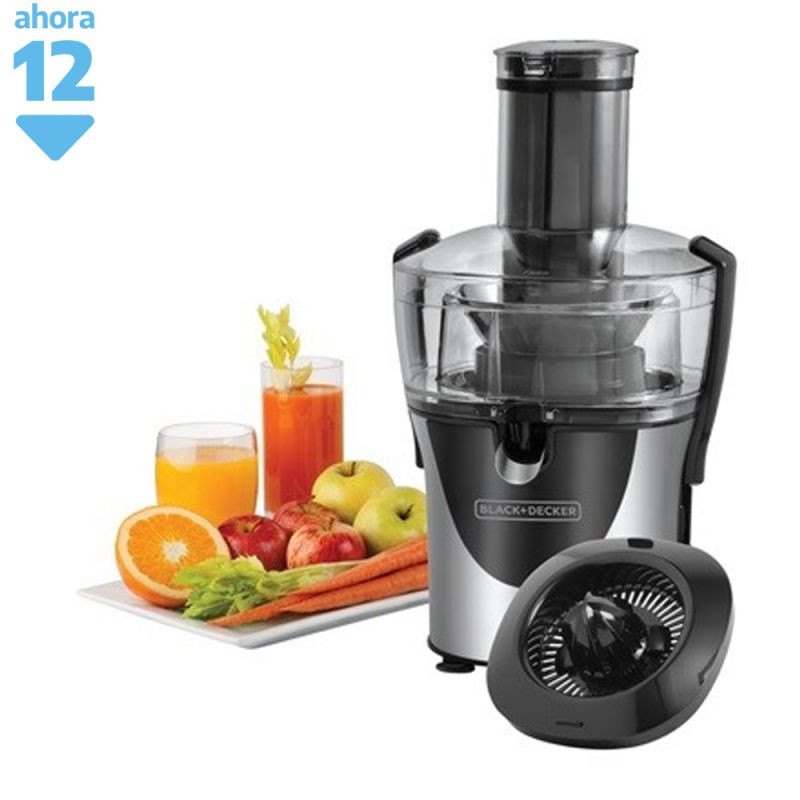 Juguera 2 en 1 Black And Decker JM8000SBD 800W