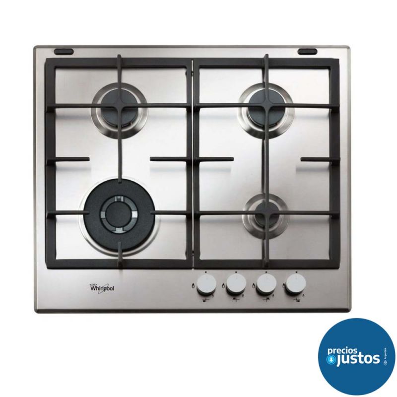 Anafe Gas 4H Whirlpool GMA6422X Inox