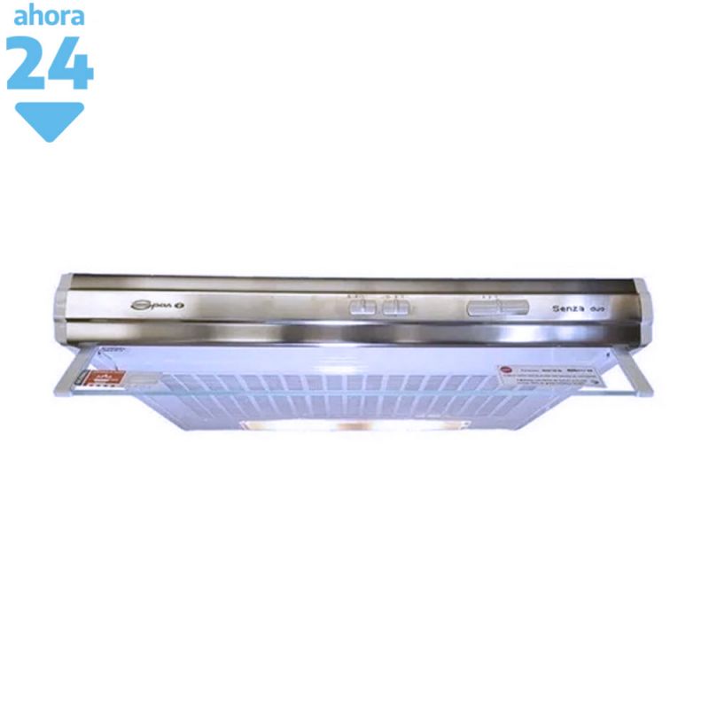 Purificador 60cm Spar SENZA DUO 3878 Blanco C/Frente Inox