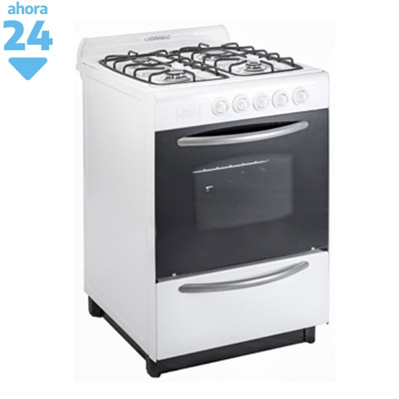 Cocina a Gas 56CM 4H Domec CBUPV Blanca