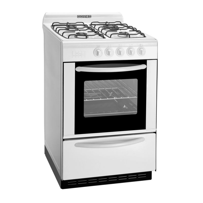 Cocina a Gas 56CM 4H Domec CBUPV Blanca