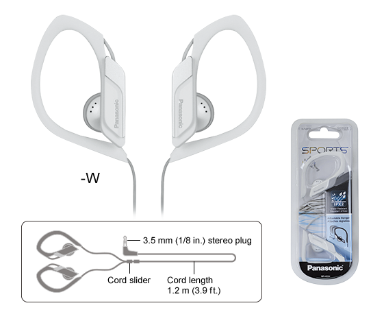 Panasonic Auriculares Sports Blanco RP-HS34PPW