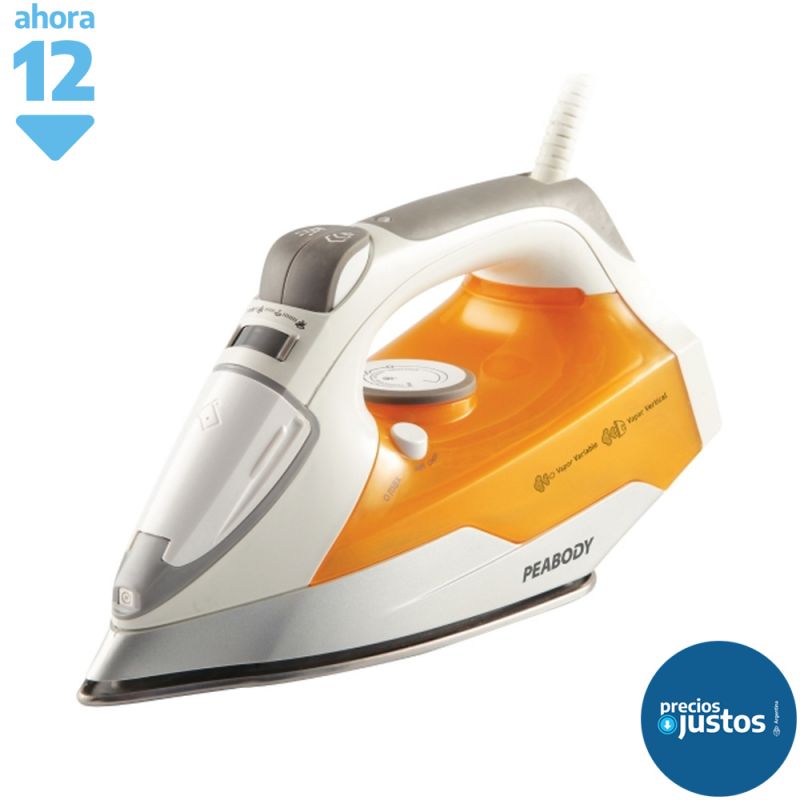 Plancha Ropa Vapor Peabody PVC-33 2000W