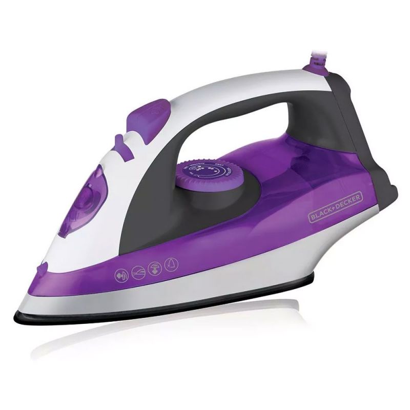Plancha a Vapor Black & Decker IRX6000 Ceramic Glide Violeta