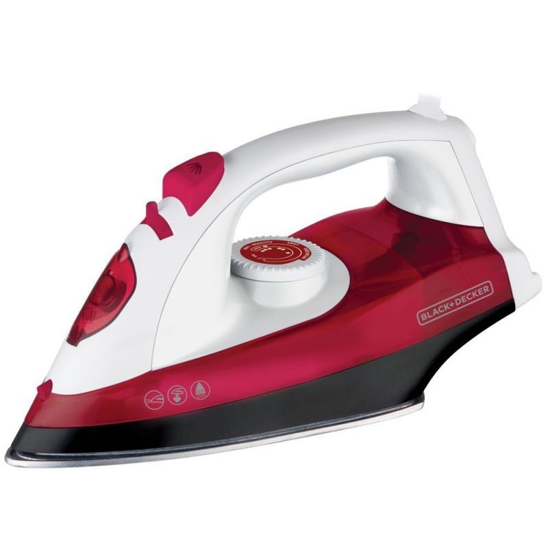 Plancha a Vapor Black & Decker IRX5300 TrueGlide Bordo