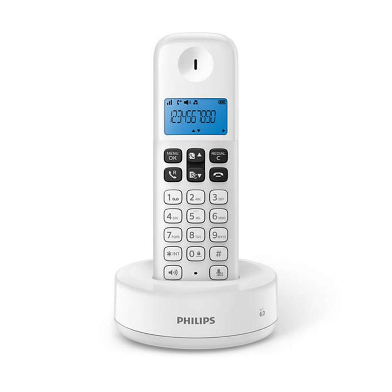 Teléfono Inalámbrico Philips D1311W Blanco