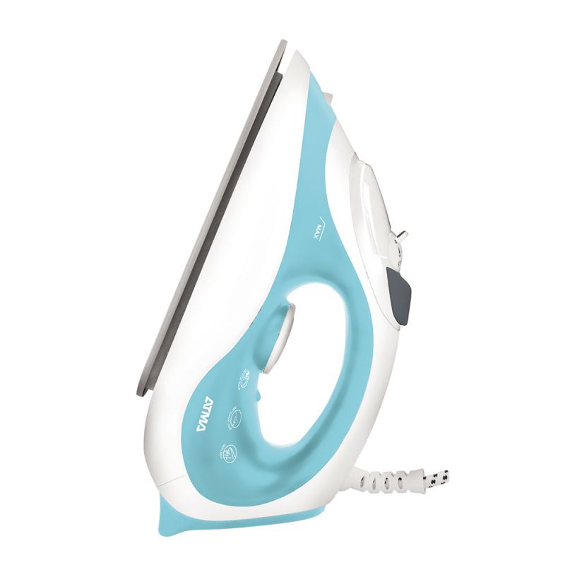 Atma Plancha Seca C/Rociador PAS1217E/N Blanca con Celeste