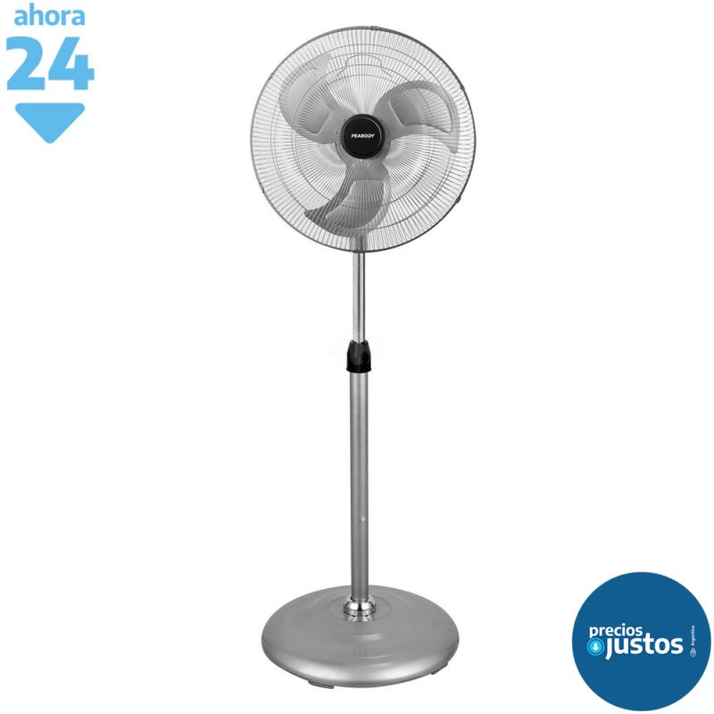 Ventilador de Pie 20" Peabody PE-VP250 Orbital Metal
