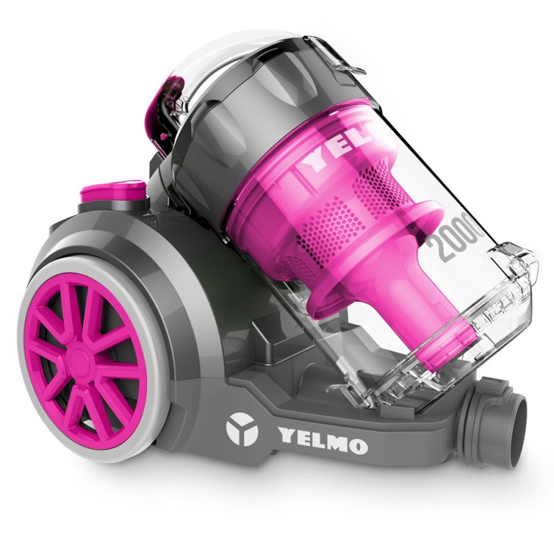 Aspiradora Yelmo AS-3228 2000W Filtro HEPA Gris Rosa