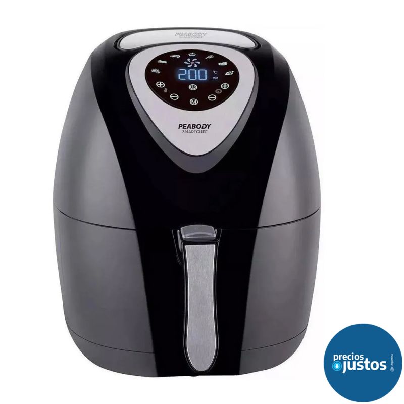 Freidora sin Aceite Peabody PE-AF612 Digital Negra