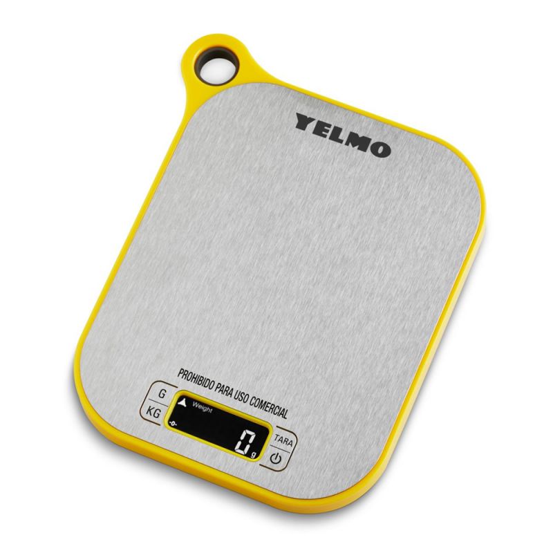 Yelmo Balanza para cocina Digital BL-7001 Amarillo Inox