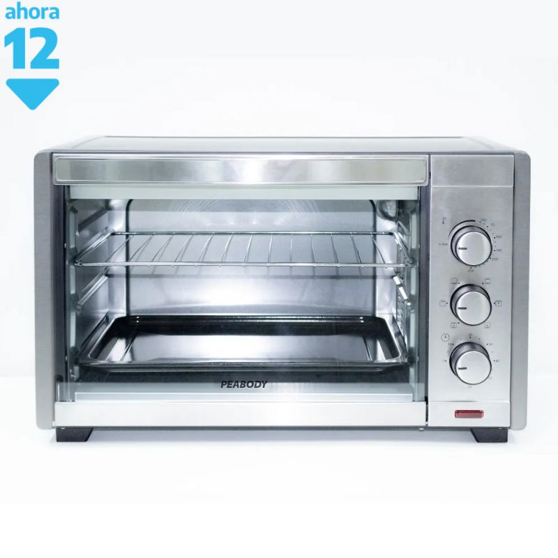 Horno Eléctrico 35Lts Peabody PE-HE3542 Grill + Convección Inox