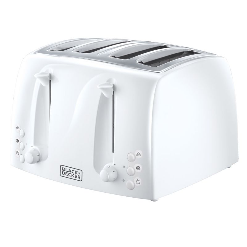 Tostadora 4 Ranuras Black & Decker TR21650-AR Blanco