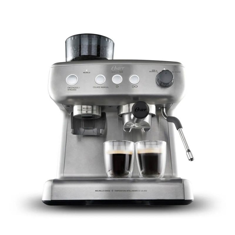 Cafetera Espresso Oster BVSTEM7300054 C/Molinillo 15 Bar Inox