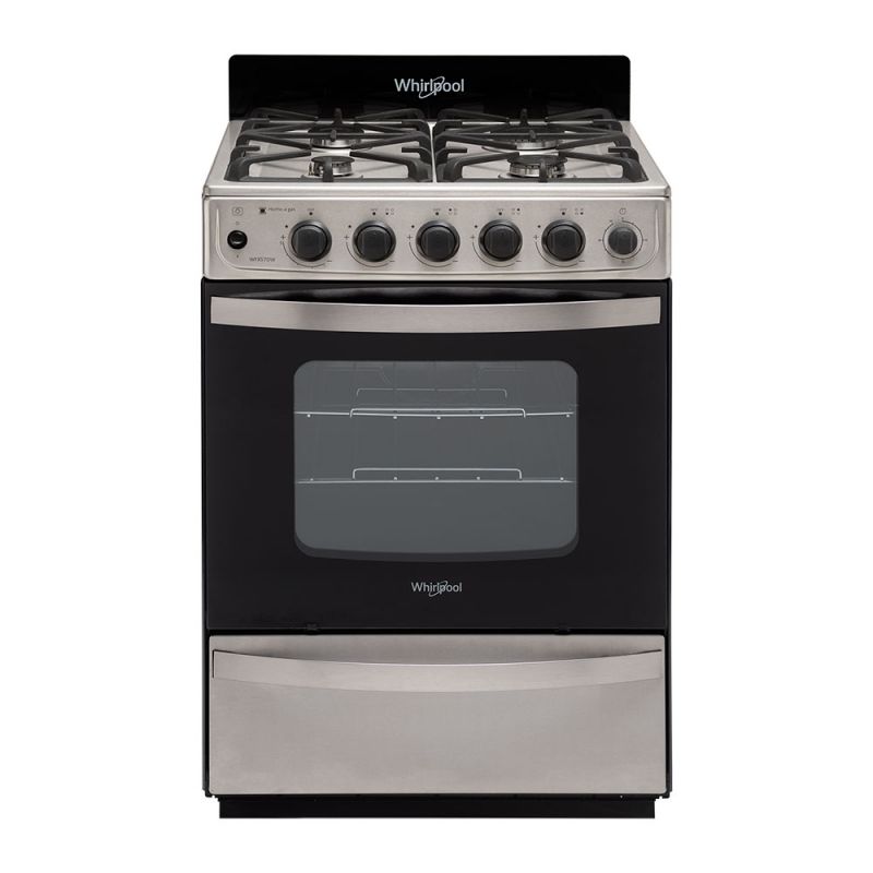 Cocina a Gas 56CM 4H Whirlpool WFX57DI Inox