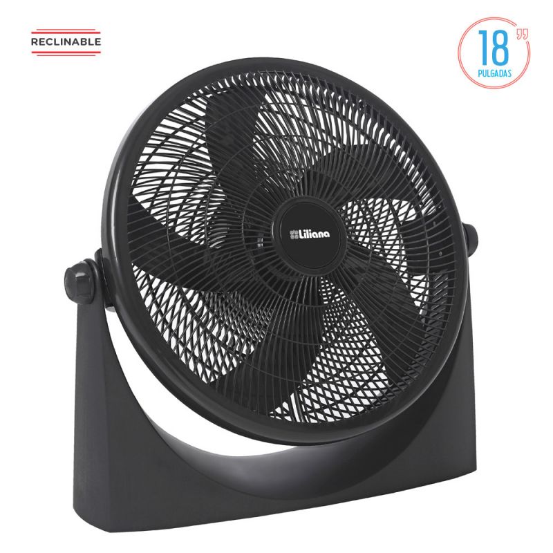 Turboventilador Reclinable 18" Liliana VTF18P Negro