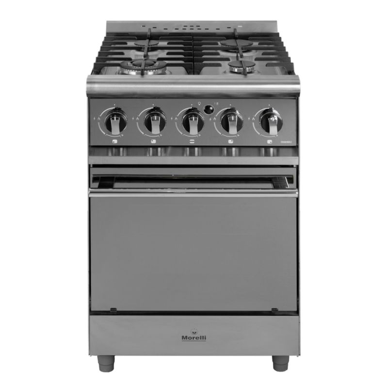 Cocina a Gas 55cm 4H Morelli Zafira 550 Inox