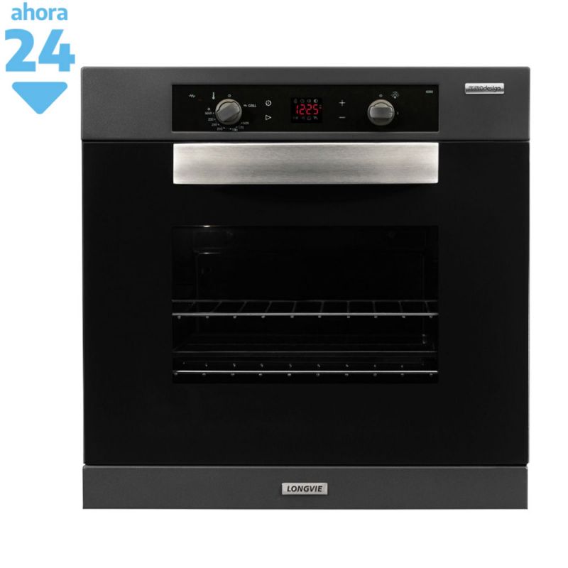 Horno de Empotrar a Gas 60CM Longvie H6900G Programador digital + Grill Grafito