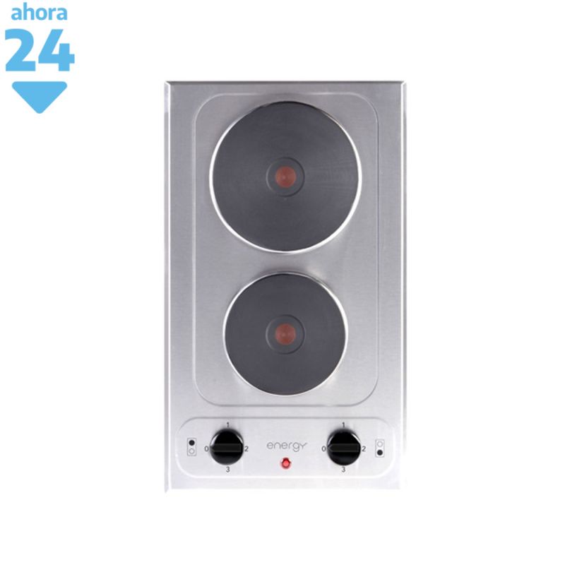 Anafe Eléctrico Empotrable Energy Safe E-AES2 2H Inox