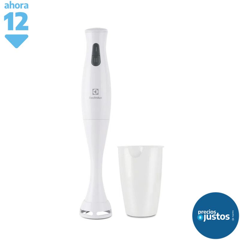 Licuadora de mano Electrolux IBA10 MIXER 500W Blanco