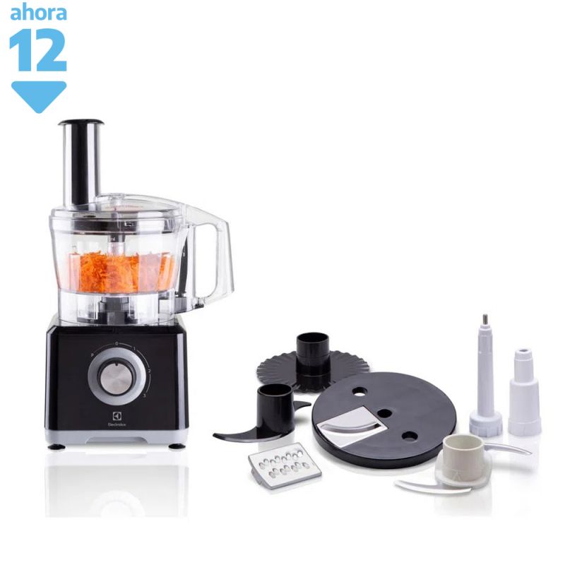 Electrolux Multiprocesadora 3 Velocidades FPL20 600W Negra