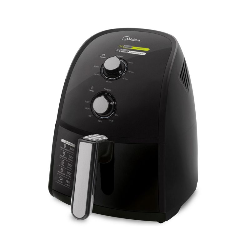 Midea Freidora sin aceite AF-M125BAR1 2.5L Negra 