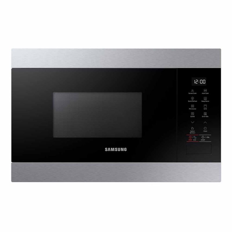 Horno Microondas de Empotrar 22Lts Samsung MG22M8074CT/BG C/Grill Inox