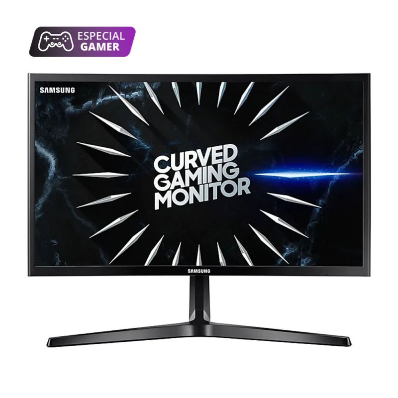 Monitor Curvo Gamer 23,5" Samsung LC24RG50FQLX FHD Negro